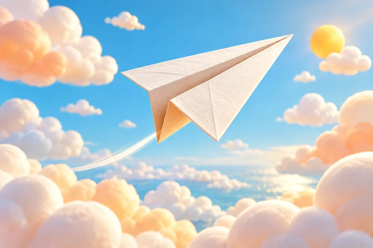指先をはなしたら、空の旅がはじまる。